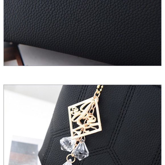 Chic Crossbody Fashion Bag - Style & Function - 5 Pockets - Lilac - Picture 7 of 8